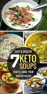 Low Carb Keto Soup Recipes On The Ketogenic Diet Low Carb Soup Recipes Keto Recipes Easy Keto Diet Recipes