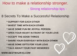 How To Make A Relationship Stronger - Strong Relationship Tips » Best  Wazifas (हिंदी में दुआ और वज़ीफ़ा)