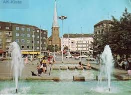 Springbrunnen Berliner Platz Scenes Water Pumps Street View