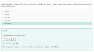 Pelajaran Soal Rumus Aturan Penjumlahan Perkalian Wardaya College