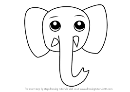 It is liked by kids of every age. Easy Drawing Of Elephant Face Novocom Top
