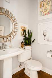 California Vintage Global Glam In North Carolina Glam Bathroom Decor Apartment Powder Room Decor Powder Room