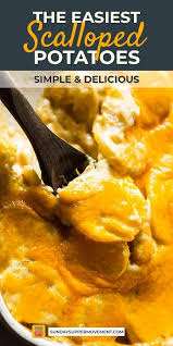 Creamy Cheesy And Hearty Scalloped Potatoes Are Easy And Delicious Recipe Scalloped Potatoes Scalloped Potatoes Easy Best Scalloped Potatoes