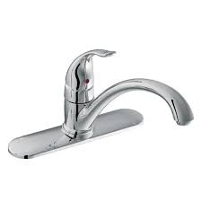 A phillips screwdriver is then used to remove the handle . Moen Kitchen Faucet Torrance Collection 1 Handle Chrome Finish 87485 Reno Depot