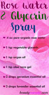 Using it undiluted can cause the glycerin to draw water from your hair. Diy Rose Water And Glycerin Spray Beautymunsta Free Natural Beauty Hacks And More
