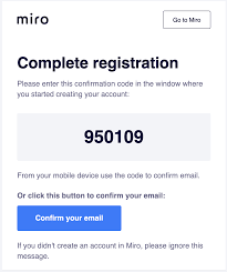 ? thanks for the reply, blasita. Registration Confirmation Issues Miro Support Help Center