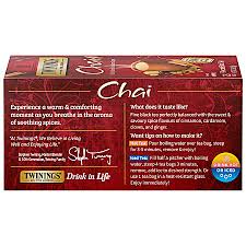 Amazon.Com : Twinings Chai Black Tea K-Cup Pods For Keurig, 24 Count (Pack  Of 1), Naturally Sweet And Savoury Spice Flavours, Caffeinated, Enjoy Hot  Or Iced | Packaging May Vary : Everything Else
