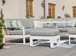 Shop online or in store today. Maze Rattan Amalfi Small Corner Dining Set With Rising Table And Footstools Corner Sofa Set At Mattressman