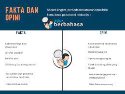 Bersifat objektif yang dimaksud objektif dalam kalimat fakta adalah pernyataan yang terdapat di dalamnya bersifat umum dan telah diakui kebenarannya oleh banyak pihak, khususnya. D N S Ciri Ciri Kalimat Fakta Dan Opini Beserta Facebook