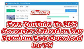 Free Youtube To Mp3 Converter Activation Key 4 3 25 807 Premium Free Free Youtube Youtube Free Mp3 Converter