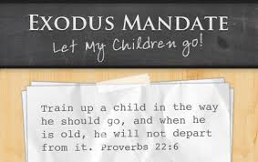 Exodus Mandate Is A Christian Ministry To Encourage And Assist Christian Families To Leave Ph Christian Education Bible Lessons For Kids Bible Lessons Teaching