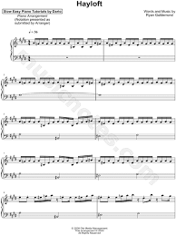 Simple trick makes learning easy! Dario D Aversa Hayloft Slow Easy Piano Tutorial Sheet Music Piano Solo In C Minor Download Print Sku Mn0224878