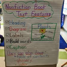 29 Memorable Text And Graphic Features Anchor Chart
