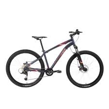Entdecke jacken für damen im bergzeit shop hier findest du alles, was du als bergsportlerin brauchst! Mountainbike 27 5 Zoll St 120 Damen Marineblau Rockrider Decathlon