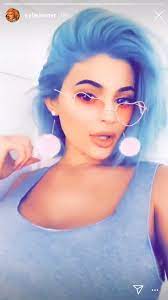 If your hair is dark, add some dimension with warm brown tones like mahogany or chestnut, or go with golden or caramel highlights. Kylie Jenner Debuts Icy Blue Hair Color People Com
