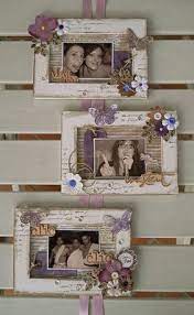 Cornici Dell Ikea Alterate Marcos Scrapbook Cornici Cornici Fatte A Mano Cornici Artigianali