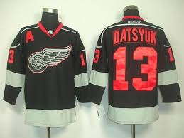 Detroit Red Wings Black Ice Jersey Red Wings Detroit Red Wings Nhl Red Wings