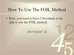 (a + b) ( c + d). Ppt The Foil Method Powerpoint Presentation Free Download Id 2804159