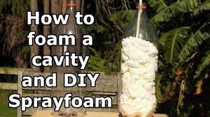 Poor Mans Spray Foam And How To Foam A Cavity Camping