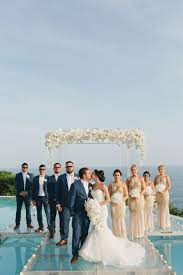 Real Destination Wedding In Bali Wedding Groomsmen Attire Wedding Bridesmaid Dresses Beach Wedding Groomsmen