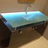 Floor standing cabinets coming with ceramic, glass, marble and mineralmarmo basin. 3