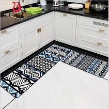 The right mat or rug in your kitchen is a great way to give the room an air of. Bubble Kiss Non Slip Area Rug For Bedroom Nordic Geometric Fashion Blue Black Wavy Striped Kitchen Rug Kitchen Mat In Hallway Mat Aliexpress