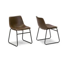 4.5 out of 5 stars with 6 ratings. High Low Brown Leather Dining Chairs Hi Lo Home