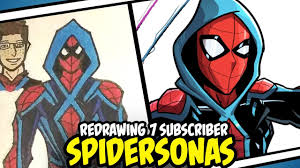 Redrawing SPIDERSONAS from my Subscribers (Original Spider-man Designs) -  YouTube