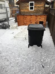 We used the skylight guy for our place. Hail Volume Last Night In Saddletown Calgary