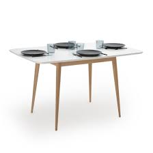 Table Repas A Allonge 2 A 6 Personnes Jimi Blanc La Redoute Interieurs La Redoute Table A Manger Table A Manger Extensible Table A Manger En Chene