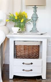 Side Table Makeover With Chalk Finish Paint Beneath My Heart Side Table Makeover Cheap Side Tables Table Makeover