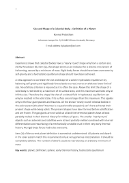 This can be a moon, planet, asteroid, comet, or machine. Https Arxiv Org Pdf 1807 08593