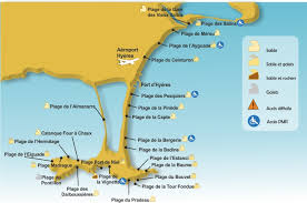 Voici une série de cartes postales anciennes de giens (var). Plage De La Badine A Hyeres Camping De La Pascalinette