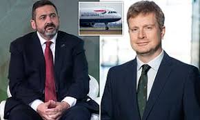 You will receive a response today. British Airways Boss Alex Cruz Is Stepping Down And Will Be Replaced By Aer Lingus Chief Sean Doyle Daily Mail Online