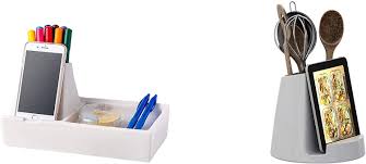 Über 80% neue produkte zum festpreis; Utensil Crocks Ipad Or Recipe Book Holder Modern White Crock W Tablet Holder Cookbook Stand Utensil Caddy For Contemporary Cooking Enthuziasts Ceramic Utensil Holder Tablet Stand Kitchen Dining