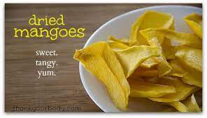 Recipe Dried Mangoes A Sweet Tangy And Healthy Treat Recipe Mango Recipes Dried Mangoes Dehydrator Recipes
