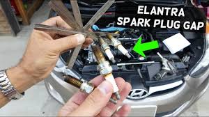 spark plug gap on hyundai elantra 2011 2012 2013 2014 2015 2016