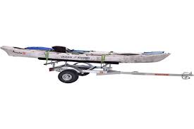 Oak orchard's trailer conversion kit will turn your regular trailer into a canoe or kayak trailer. Kayak Trailer