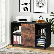 View all product details & specifications. Tribesigns 2 Drawer File Cabinet Mobile Lateral Filing Cabinet Modern Printer Stand With Storage Shelves And Wheels Wood File Cabinet For Home Office Walmart Com Walmart Com