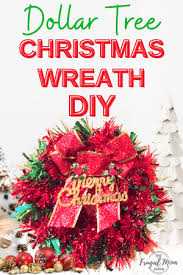 I hope you enjoy this. Diy Dollar Tree Christmas Wreath Tutorial Easy Diy Christmas Decor