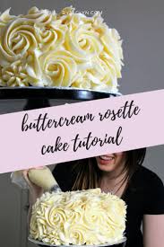 See more ideas about rose cake, cake, cupcake cakes. Buttercream Rosette Cake Tutorial By Jaclyn