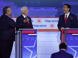 Republican candidates square off without front-runner Trump in first  primary debate