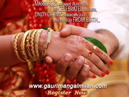 Marriages Are Made In Heaven But Celebrated On Earth Unity Of Two Unknown Souls Written Right From Birth Gaurim Marriage Wedding Consultant Matrimony