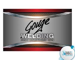 When it comes to your business, don't wait for opportunity, create it! Logo Business Card Design Gouge Welding Business Card Logo Design Business Card Design Business Card Logo