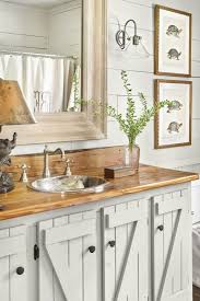 Out of all the country bathroom ideas presented here, this one brings in the earthiest, most outdoorsy looks. Classic Country Bathtub Ideas Savillefurniture