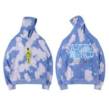Travis Scott Astroworld Tie Dye Sky Blue Hoodie Unisex Sweatshirt In 2020 Blue Hoodie Travis Scott Clothing Unisex Sweatshirt