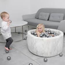 Piscine A Balles Ronde Velours Marbre Velvet Misioo Majoliechambre