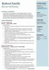 Director Of Nursing Resume Samples Qwikresume