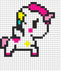 Vous êtes au bon endroit : Pixel Art Licorne