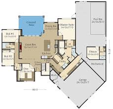 Our selection of customizable house layouts is as diverse as it is. 2 Story Modern Home Plan With Indoor Pool 85270ms Architectural Designs House Plans